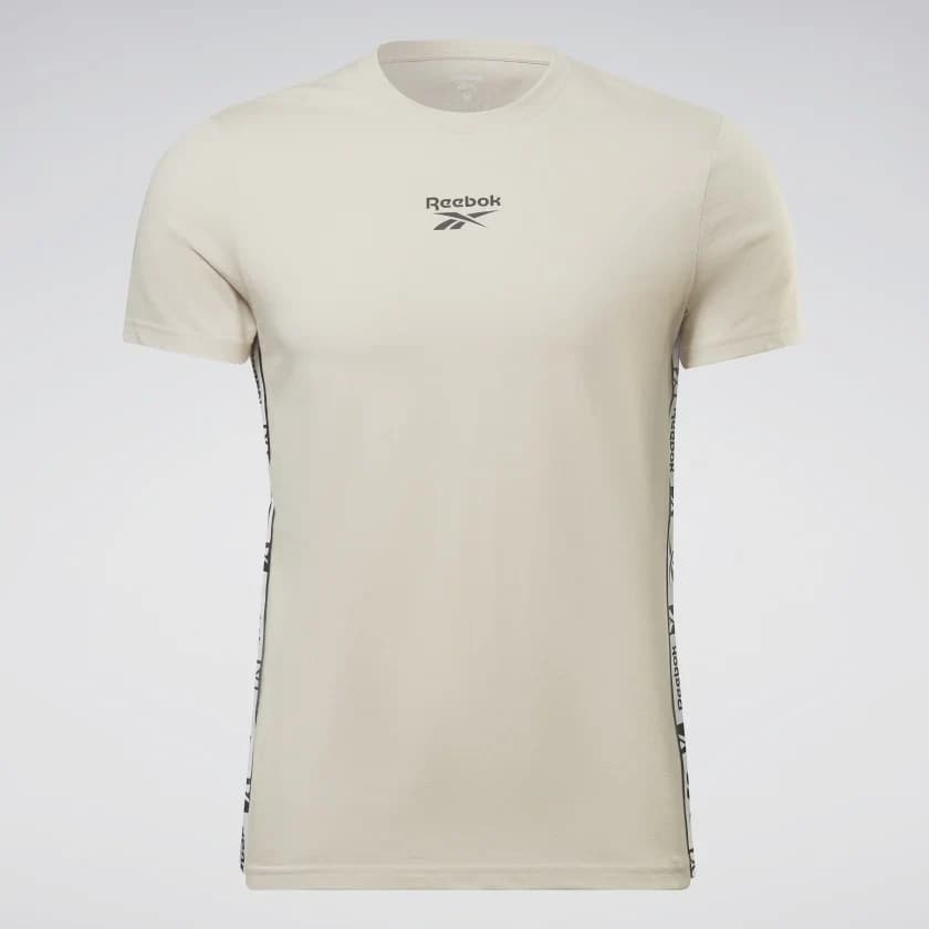Vyriški marškinėliai Reebok Ri Tape Tee Beige
