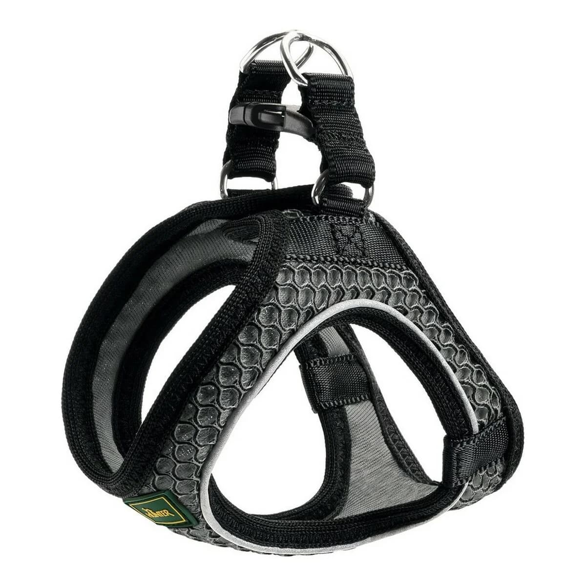 Šuns petnešos Hunter Hilo Comfort, antracito spalvos, XXS, 26–30 cm