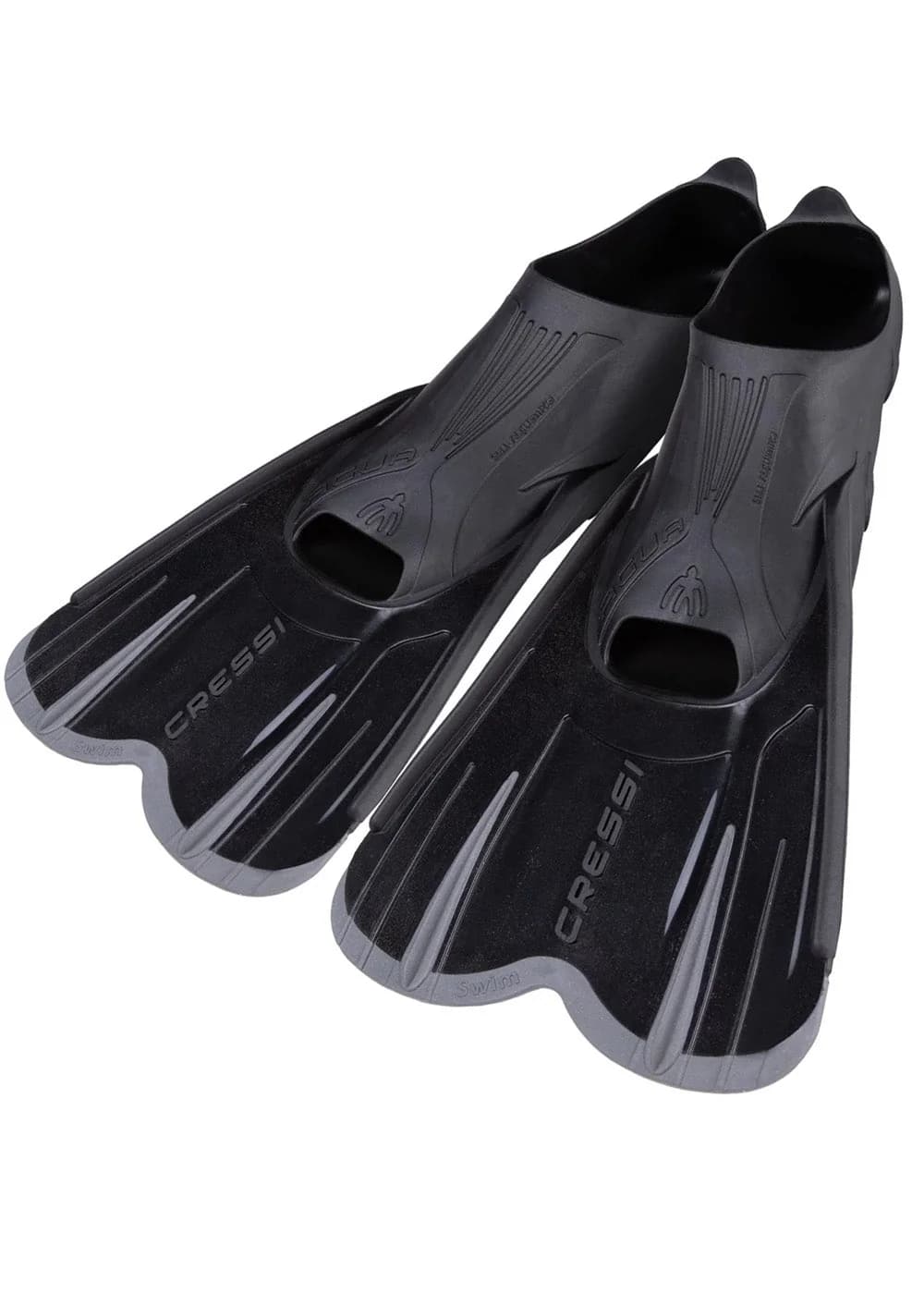 Cressi Agua Short juodi ir sidabriniai plaukmenys, 37/38