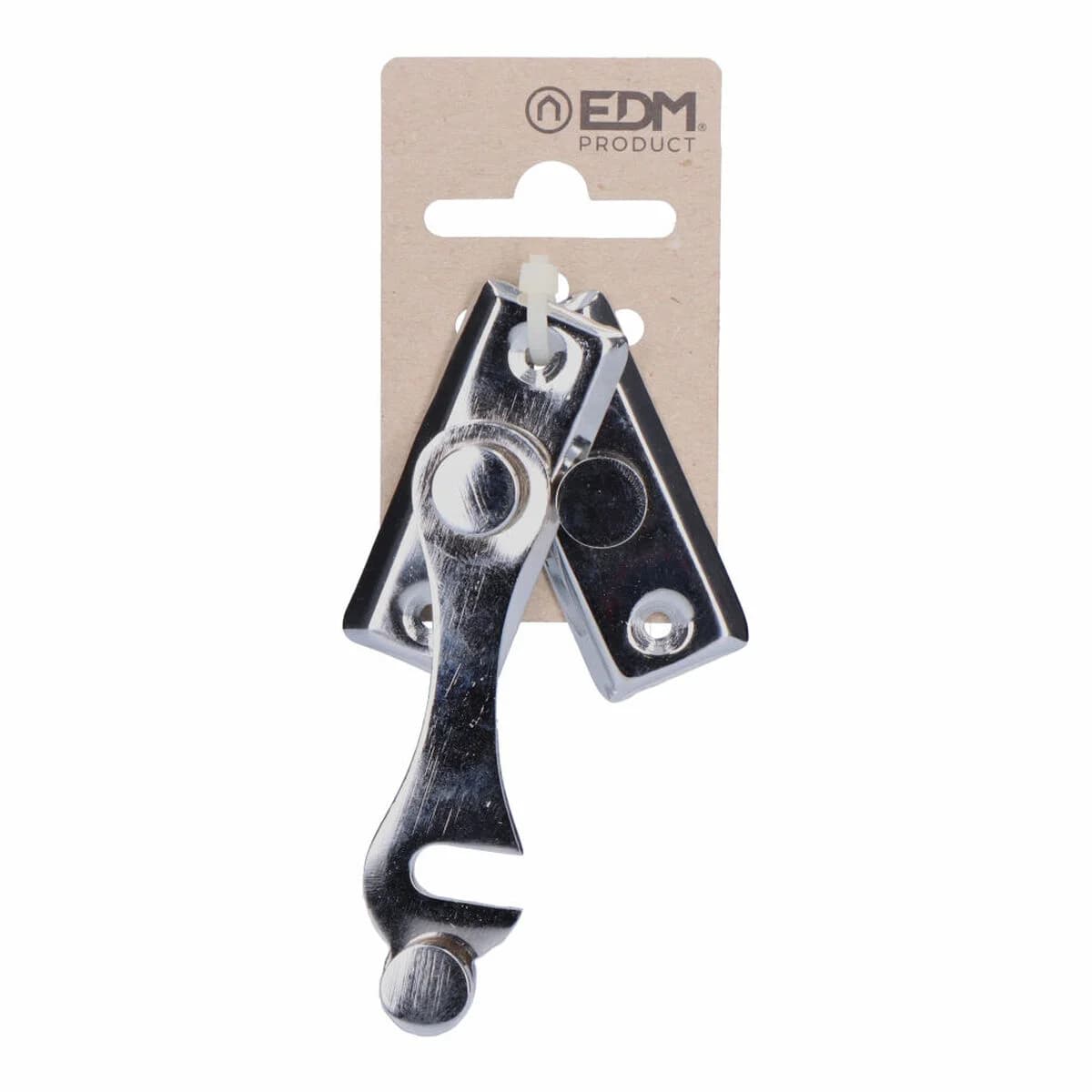 Dešininis chromuotas durų skląstis EDM 85070, 60 × 45 mm